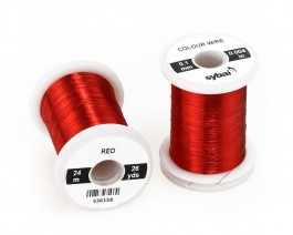 Colour Wire, 0.1 mm, Red